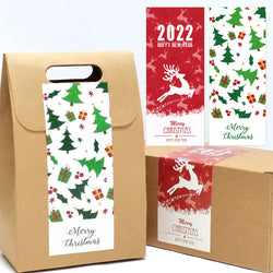 10-30pcs Merry Christmas Seal Sticker Christmas Tree Gift Label Sticker Scrapbooking For Christmas Party Decoration (ONLINE ORDER ONLY)