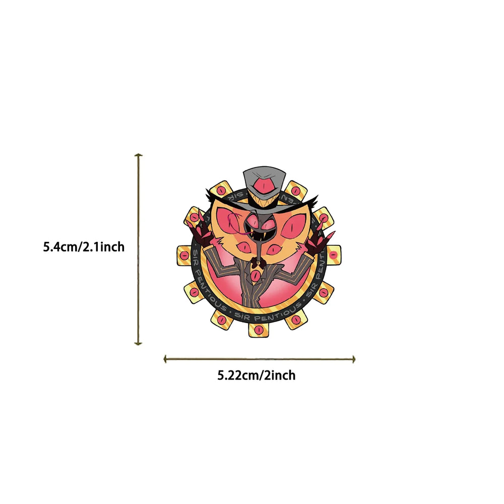 52Pcs Cartoon Animation Stickers Waterproof For Luggage Case Helmet Guitar Bottle Refrigerator Laptop Hell Inn Sticker Wholesale (ONLINE ORDER ONLY)