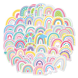 Kawaii Rainbow Bridge Cartoon Stickers 10/30/50pcs for Kids DIY Laptop Phone Skateboard Car Decals (Online Order Only)