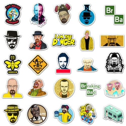 10/30/50pcs Breaking Bad TV Show Sticker Packs (Online Order Only)