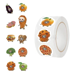 500pcs Teacher Reward Stickers for Kids Children Kindergarten School Encouragement Students Cute Toy Animals Stationery Sticker (ONLINE ORDER ONLY)