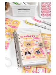 Cute Sweet attack series Stickers Text Dialog Idol Card DIY Material Scrapbooking Decorative Sticker Personalized Stationery (ONLINE ORDER ONLY)
