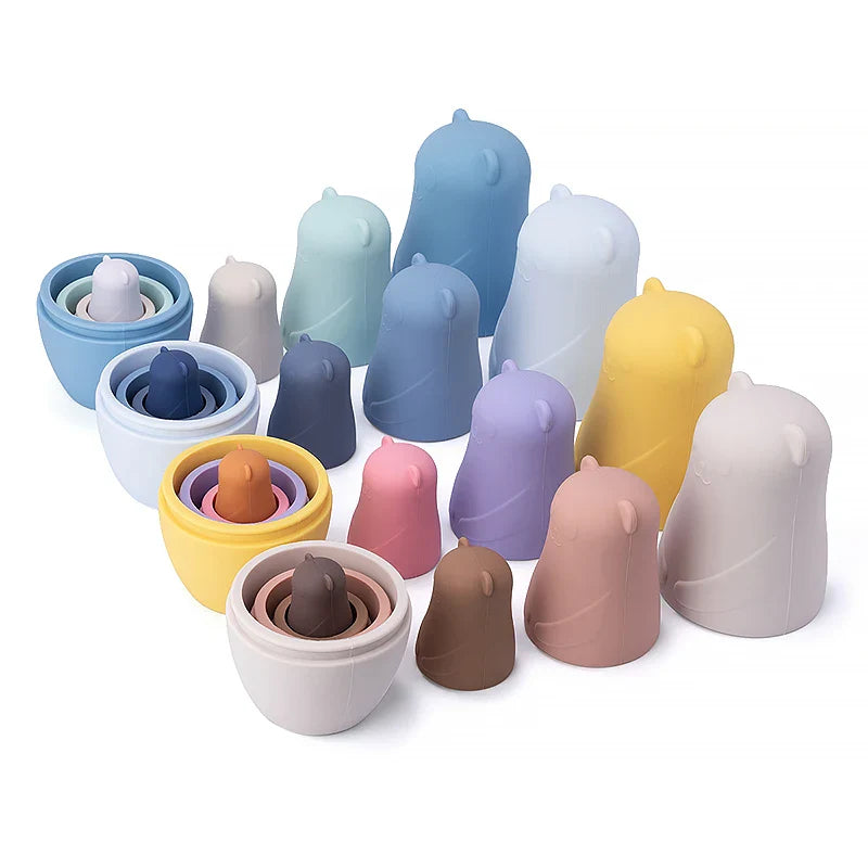 Silicone Stacking and Nesting Bears (ONLINE ORDER ONLY)