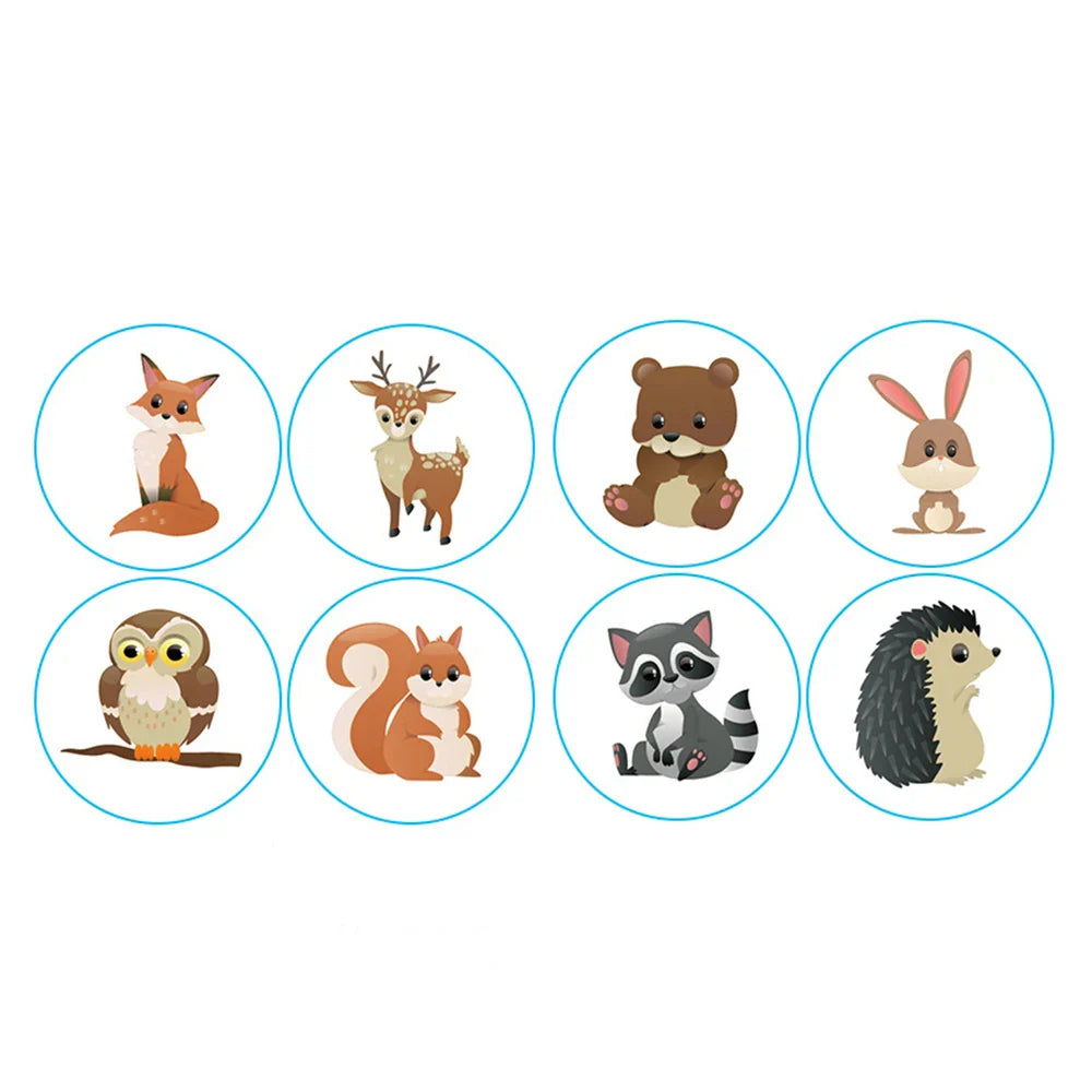 100-500pcs Animal Reward Sticker Cute Cartoon Stickers For Children Holiday Gift Decoration DIY Decorative Sealant Stationery (Online Order Only)