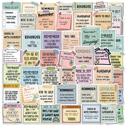 10/50pcs Funny Motivational Reminder Labels Kindle Stickers for Teacher School Scrapbooking Notebook Laptop Phone Bottle Sticker (Online Order Only)