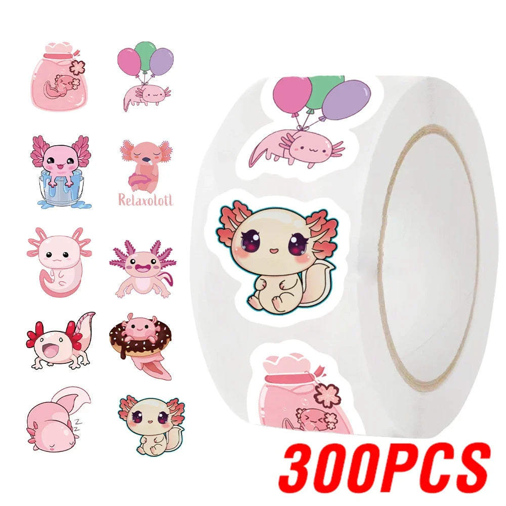 100-500pcs Cute Cartoon Stickers Children Reward Label Gift Scrapbooking Decoration Stationery Animals Sticker Toys (ONLINE ORDER ONLY)