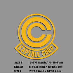 CAPSULE CORP DECAL,bulma logo,anime cartoon decal,high quality sticker for cars trucks !For a Unique look! (ONLINE ORDER ONLY)