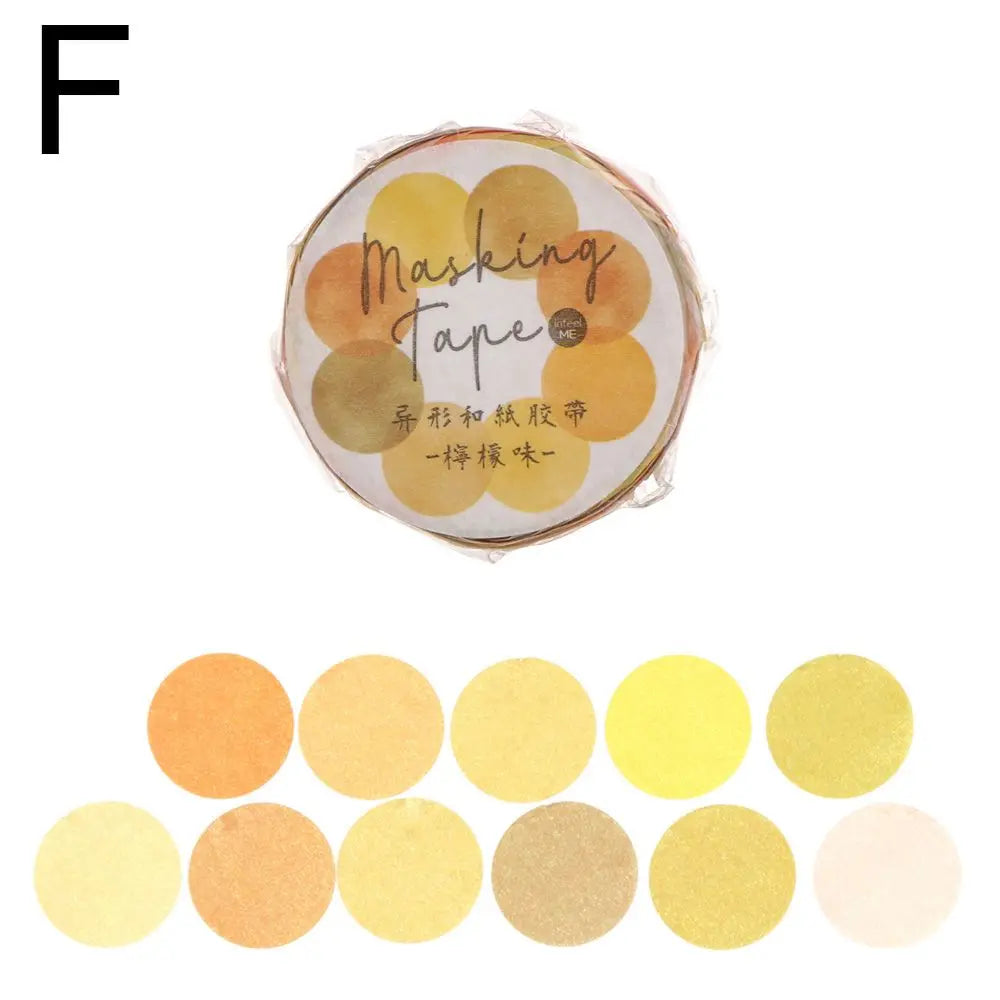 100PCs/Roll Masking Washi Tape Mushroom Butterfly Flower Adhesive Tape Stationery Decoration DIY Scrapbooking Sticker Label (ONLINE ORDER ONLY)