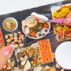 30 Pages Ins Retro Cute Dessert Cake Decorative Stickers Book Scrapbooking Phone Case DIY Journal Collage Material Sticker Gift (ONLINE ORDER ONLY)