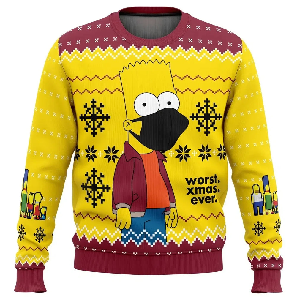 Simpsons Ugly Christmas Sweater - Worst Xmas Ever (ONLINE ORDER ONLY)