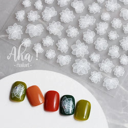 1pc 3D Cloud Moon Design Nail Art Stickers Ultra Thin Self Adhesive Nail Art Decals White Clouds Nail Art Decoration Supplies *N (Online Order Only)