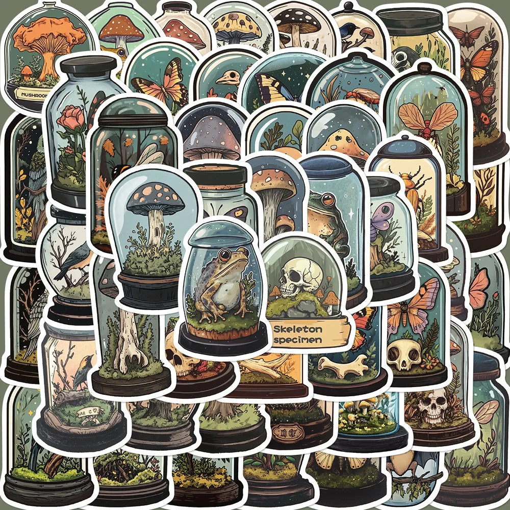 50pcs Cartoon Graffiti Stickers for Helmet, Wall, Desktop Decoration (Online Order Only)
