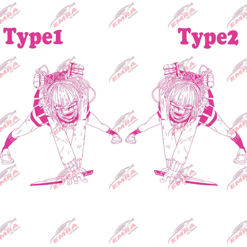 Anime Car Sticker Large Stickers External Accessories Assassin For Door Hood Decoration Style Spirit Styling PVC Vinyl Decal (ONLINE ORDER ONLY)