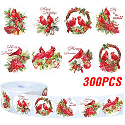 100-500Pcs Christmas Stickers Xmas Labels Stickers Decor Merry Christmas Decorations For Home New Year Gift Stationery stickers (Online Order Only)