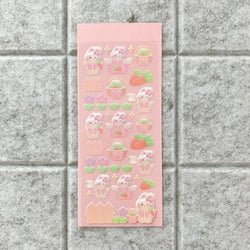 Cute Star Moon Rose Series Laser Stickers Hand Account Idol Card DIY Material Decorative Sticker Personalized Korean Stationery (ONLINE ORDER ONLY)