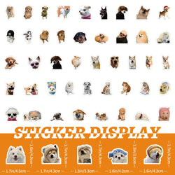 10/30/50/100PCS Cute Cartoon Dogs  Meme Graffiti Stickers Kids Toys DIY Diary Laptop Stationery Suitcase Phone Bike Funny Decals (ONLINE ORDER ONLY)