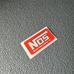 3D Crystal Soft Glue Car Styling for NOS Nitrous Oxide Systems Sticker Bike Auto Helmet Phone Cup Laptop Decoration Decals (ONLINE ORDER ONLY)