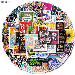 Inspirational Stickers for DIY, Phone, Laptop, Luggage, Skateboard, Kids Gift (ONLINE ORDER ONLY)