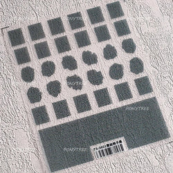 Retro White Lace Fabric Piece Bowknot English Letter Decorative Border Irregular Cloth Block Adhesive Nail Art Stickers Decals (ONLINE ORDER ONLY)