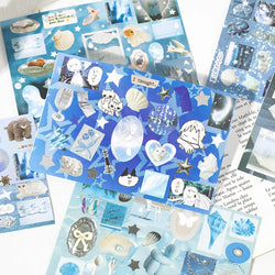 72pages/book Y2K Style Retro Cute Cut Film Sticker Book Planner Journal Handbook Scrapbooking Kawaii Decoration Sticker Gift (ONLINE ORDER ONLY)