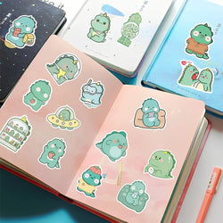 10/30/50/100pcs Cute Cartoon Dinosaur Graffiti Stickers Kids Toy Notebook Laptop Phone Luggage Album Diary Decoration Sticker (ONLINE ORDER ONLY)