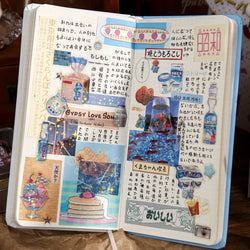 2pcs/set Y2K Retro Shop Series Glitter Decorative Sticker Journal Handbook Photocard Scrapbooking Kawaii Sticker Kids Gift (ONLINE ORDER ONLY)