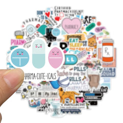 50/100PCS Pharmacist Horror Gothic Graffiti Mobile Phone Notebook Luggage Car Decoration Waterproof Sticker Toy Wholesale (Online Order Only)