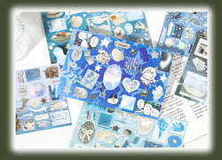 72pages/book Y2K Style Retro Cute Cut Film Sticker Book Planner Journal Handbook Scrapbooking Kawaii Decoration Sticker Gift (ONLINE ORDER ONLY)