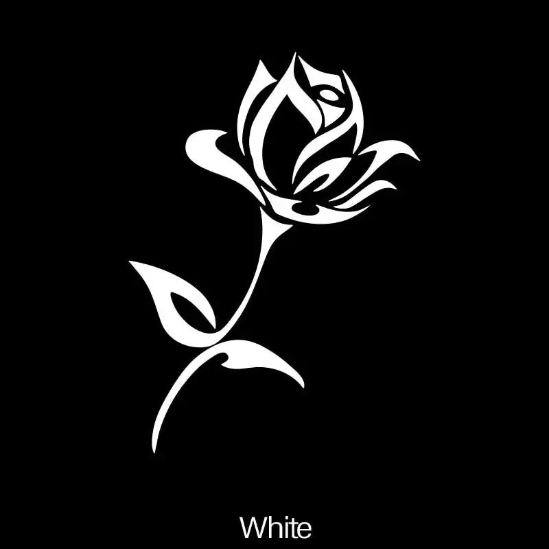 Beautiful Rose Flower Car Sticker - Enhance Your Vehicle's Look with a Waterproof Vinyl Decal! (ONLINE ORDER ONLY)