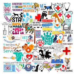 Cartoon Animal Stickers 10/30/50PCS for Kids DIY Fridge Luggage Skateboard Car (Online Order Only)