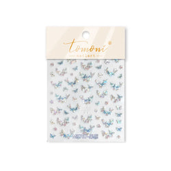 Colourful Butterfly Insect Animals Charming Jelly Special Workmanship 5D Soft Relief Adhesive Nail Art Stickers Manicure Decals (Online Order Only)