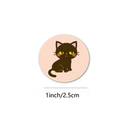 100-500pcs Love Cat Sticker Aesthetic Children's Reward Decoration Scrapbooking Stationery School Supplies for Kid (ONLINE ORDER ONLY)