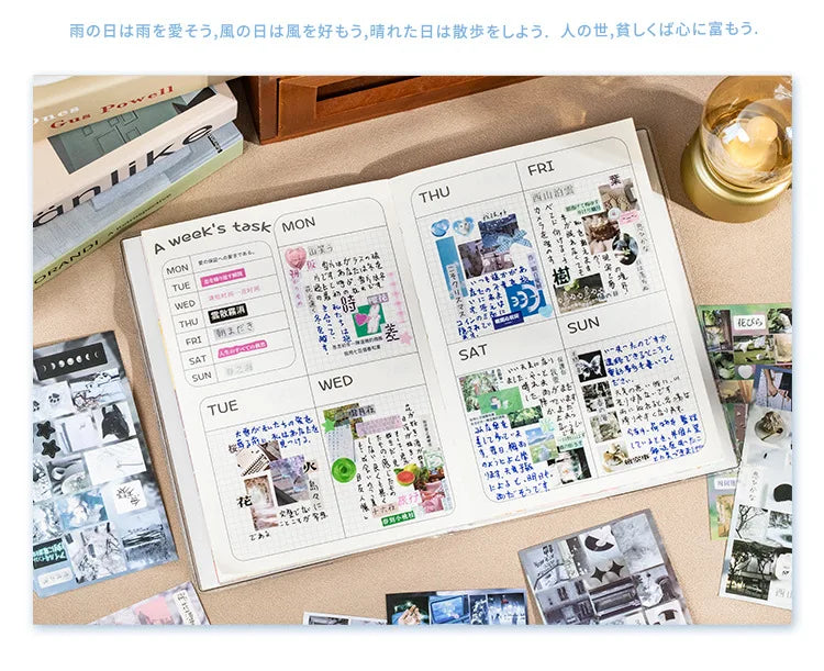 20piece/book Retro Y2k Series Sticker for Phone Camera Journal Postcard Material DIY Kawaii Decoration Sticker Gift (ONLINE ORDER ONLY)