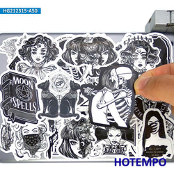 20/30/50Pieces Gothic Stickers Dreamland Witchcraft Magic Spell Skull Cthulhu for Phone Skateboard Car Motorcycle Laptop Sticker (ONLINE ORDER ONLY)