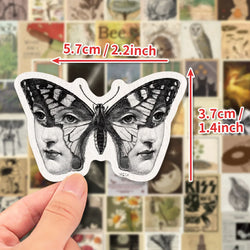 Retro Art Sticker Set: DIY Phone Laptop Luggage Skateboard Decals Gift (Online Order Only)