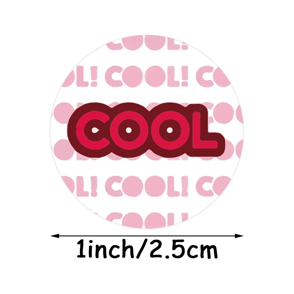 50-500pcs Reward Stickers Roll Kids Sticker Scrapbooking Star 25mm 3D Cartoon Multicolor Funny Toys For Children Stickers (Online Order Only)