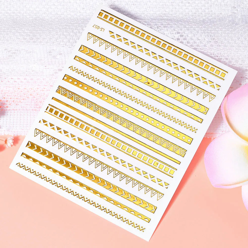 1PC Heart Love Design 3D Nail Art Sticker English Letter Self-Adhesive Slider Valentine's Day DIY Manicure Tips Accessories Tool (ONLINE ORDER ONLY)