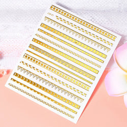 1PC Heart Love Design 3D Nail Art Sticker English Letter Self-Adhesive Slider Valentine's Day DIY Manicure Tips Accessories Tool (ONLINE ORDER ONLY)
