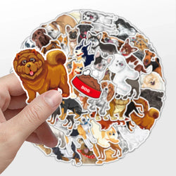 10/30/50PCS Cute Cartoon Anima Dogs Stickers For Kids Waterproof Laptop Fridge Phone Bike Car Notebook Suitcase Wall Decals Toys (Online Order Only)