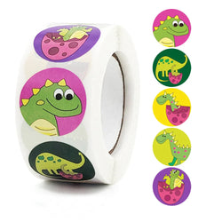 500pcs/roll 1inch Cartoon Animal Children Sticker Label Thank You Cute Toy Game Sticker DIY Gift Sealing Label Decoration 
 (ONLINE ORDER ONLY)