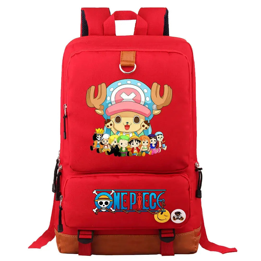 One Piece Luffy Printed Unisex Backpack School Travel Bag (ONLINE ORDER ONLY)