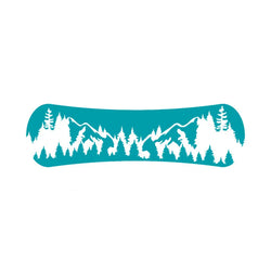 Snowboard For Car Sticker Computer Laptop Stickers Accessories Decorations Bumper Window Die Cutting Vinyl PVC Decals (ONLINE ORDER ONLY)