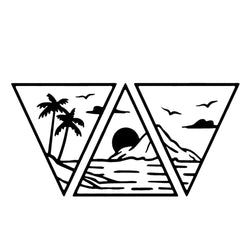 Car Ocean Mountain Styling Decals Stickers Camper Van Motorhome SUV Pickup Cargo Caravan Decor Accessories Car Sticker (Online Order Only)