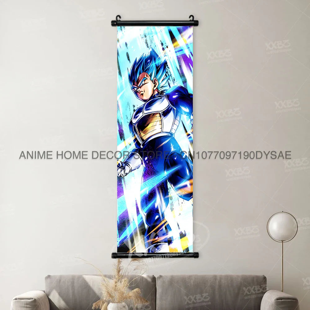 Dragon Ball Posters: Goku & Vegeta Anime Wall Scrolls (ONLINE ORDER ONLY)