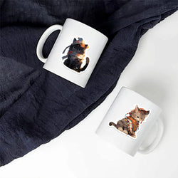 50pcs Cute Cats Stickers Funny Famous Cat Meme Catoon Decal DIY Graffiti Sticker Toys For Notebook Phone Phone Fridge Bike Car (ONLINE ORDER ONLY)