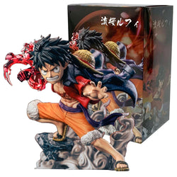 One Piece Luffy Figures: Flowing Cherry Sakura Model (ONLINE ORDER ONLY)