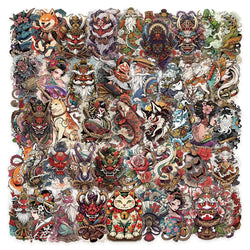 Cartoon Tattoo Art Stickers PVC Waterproof Skateboard Notebook Graffiti Toy (ONLINE ORDER ONLY)