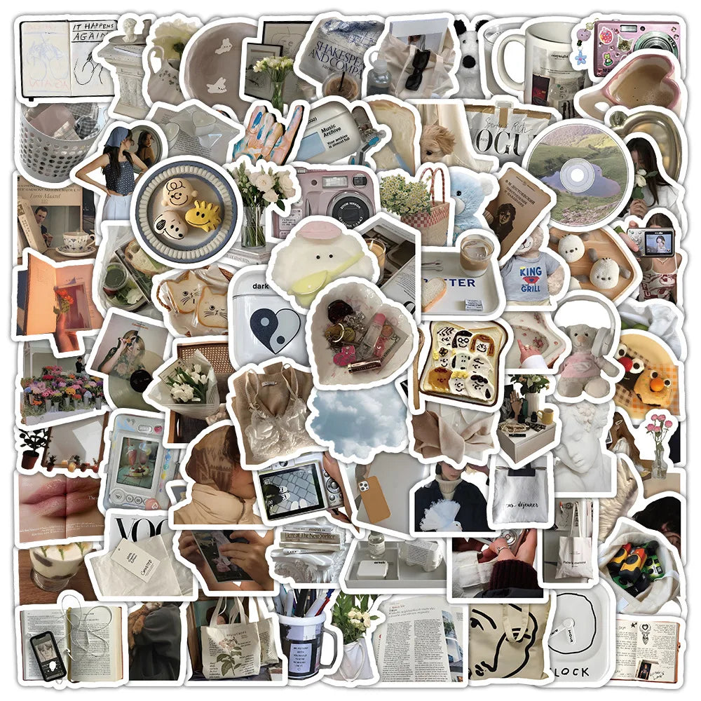 Cute Cartoon Stickers 10/30/50/100PCS Waterproof Decals for Scrapbook Phone Laptop Skateboard Car (Online Order Only)