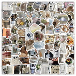 Cute Cartoon Stickers 10/30/50/100PCS Waterproof Decals for Scrapbook Phone Laptop Skateboard Car (Online Order Only)