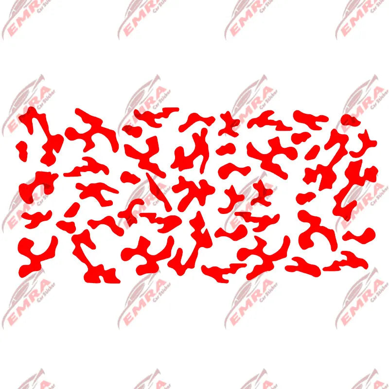 Leopard Print For Car Stickers External Accessories Window Decoration Side Camouflage Stickers StyleDie Cutting Vinyl Decals (ONLINE ORDER ONLY)